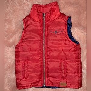 7 for all Mankind Red Vest 18 Months